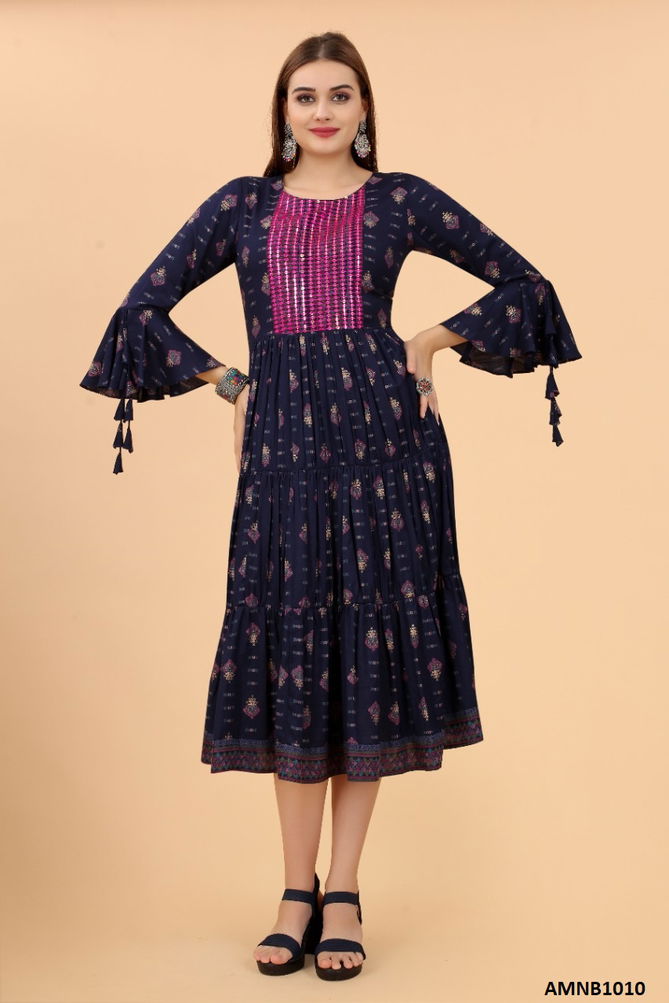 Growish Aamina 1 Tunic Style Wholesale Designer Kurtis
